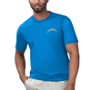 MARGARITAVILLE MARGARITAVILLE POWDER BLUE LOS ANGELES CHARGERS LICENSED TO CHILL T-SHIRT