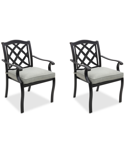 AGIO WYTHBURN MIX AND MATCH LATTICE OUTDOOR DINING CHAIRS, SET OF 2, CREATED FOR MACY'S