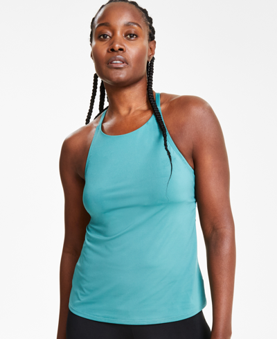 Nike Womens Essential Lace Up High Neck Tankini Top Swim Shorts Board Shorts In Bicoastal