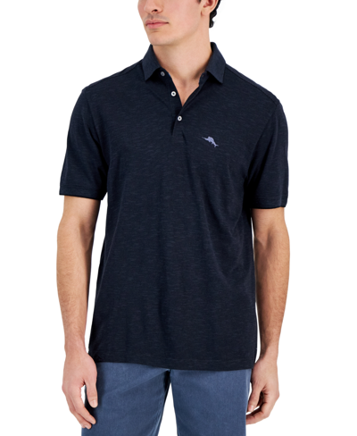 Tommy Bahama Men's Portola Point Space-dyed Stripe Polo Shirt In Navy