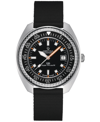 Certina Men's Swiss Automatic Ds Ph1000m Powermatic 80 Black Synthetic Strap Watch 44mm In Black