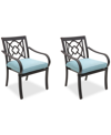 AGIO ST CROIX OUTDOOR 2-PC DINING CHAIR BUNDLE SET