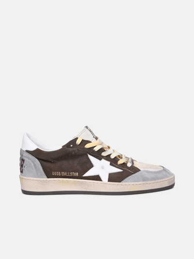 Golden Goose 'ball Star' Brown Leather Sneakers