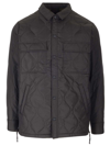 Taion Black Quilted Overshirt