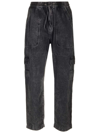 Isabel Marant Black Vanni Cargo Pants In Black
