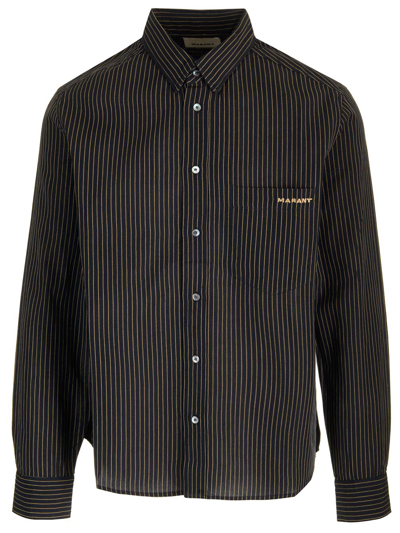 Isabel Marant Jasolo Striped Shirt In Multi