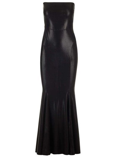 Norma Kamali Fishtale Gown In Black