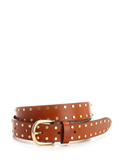 Isabel Marant Zap Belt In Natural