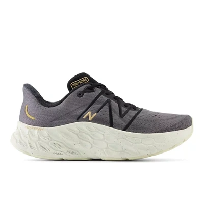 New Balance Men's Fresh Foam X More V4 In Black/grey/beige