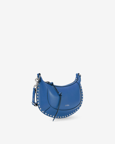 Isabel Marant Oskan Moon Shoulder Bag In Blue