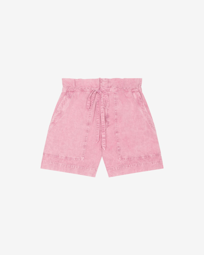 Marant Etoile Ipolyte Shorts In Pink