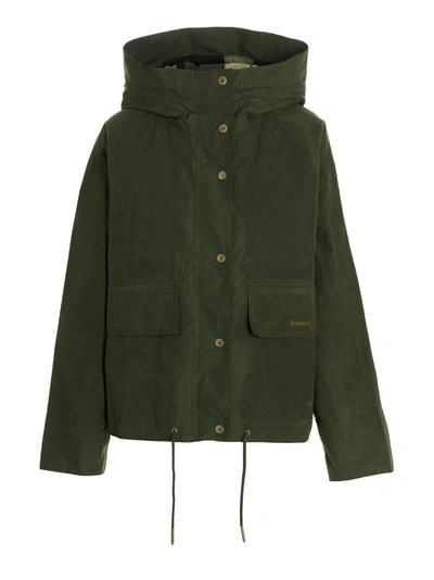 BARBOUR NITH COATS, TRENCH COATS GREEN