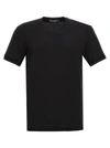 DOLCE & GABBANA STRETCH JERSEY T-SHIRT BLACK