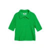 Ymc You Must Create Green Five Summer Polo In Green