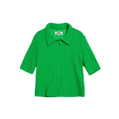 YMC YOU MUST CREATE FIVE SUMMER TOP GREEN