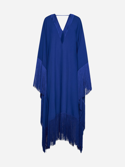 Taller Marmo Very Ross Viscose-blend Kaftan In Royal Blue