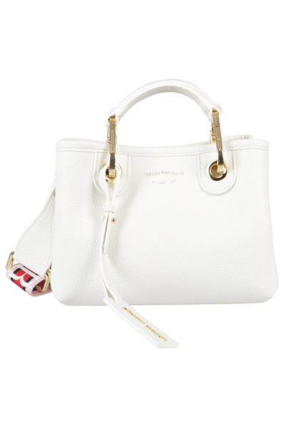 Emporio Armani Handbag  Woman In Bianco/cuoio