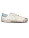 PHILIPPE MODEL PRSX SNEAKER WHITE, GREY AND LIGHT BLUE
