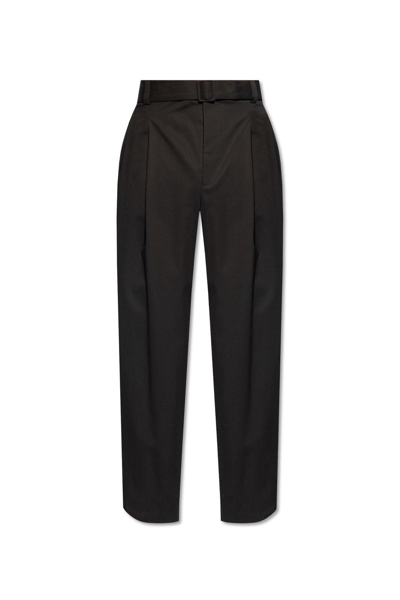 Emporio Armani Relaxed Fitting Trousers In Black