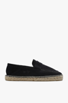 Manebi Hamptons Collapsible-heel Loafer Espadrilles In Blu