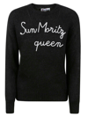 Mc2 Saint Barth Woman Sweater With Tutte Quelle Bollicine Embroidery