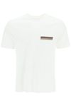 Paul Smith Chest-pocket Cotton T-shirt In Bianco