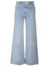 Isabel Marant Wide-leg Denim Trousers With Belt Loops In Light Blue