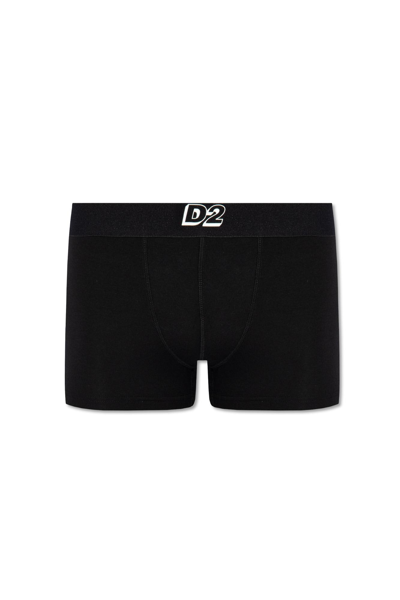 Dsquared2 Boxers With Logo In Black