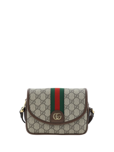 Gucci Ophidia Mini Shoulder Bag In Acero
