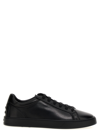 Tod's Rubber Sole Round Toe Low-top Sneakers In Black