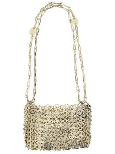 Paco Rabanne Nano 1969 Shoulder Bag In Oro