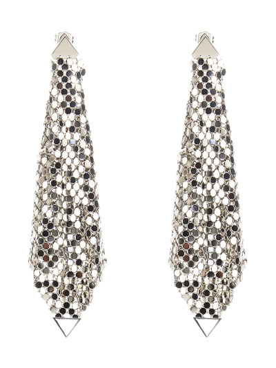 Rabanne Paco  Charm Earrings In Argento