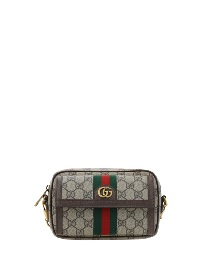 Gucci Ophidia Gg Shoulder Bag In Acero