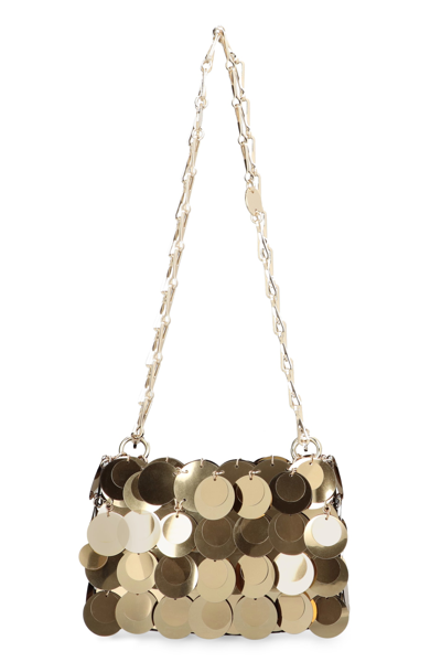 Rabanne Sparkle Nano Bag In Golden