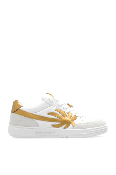 Palm Angels University Sneakers In Bianco