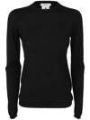 Max Mara Crewneck Knitted Jumper In Black