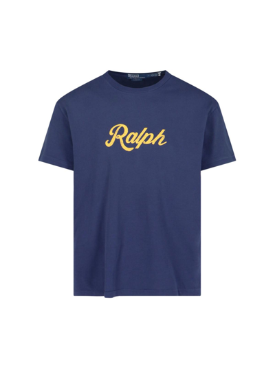 Polo Ralph Lauren Logo T-shirt In Dark Cobalt