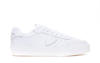 Philippe Model Nice Low White Leather Sneakers In Bianco