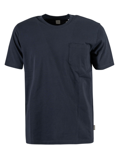 Aspesi Mens Blue Cotton T-shirt