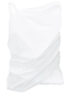 JW ANDERSON WHITE TWISTED COTTON VEST TOP