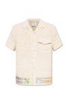 PAUL SMITH LINEN SHIRT WITH SHORT SLEEVES