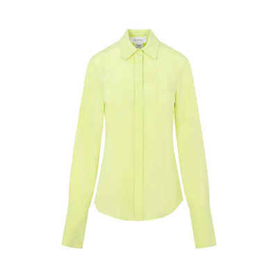 Sportmax Buttoned Long-sleeved Shirt In Green
