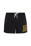 DSQUARED2 LOGO PRINTED DRAWSTRING SWIMMING SHORTS