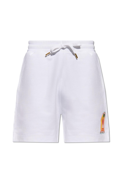 Casablanca Cotton Shorts In White