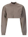 ADIDAS BY STELLA MCCARTNEY TRUECASUALS CUT OUT DETAILED CROPPED SWEATSHIRT