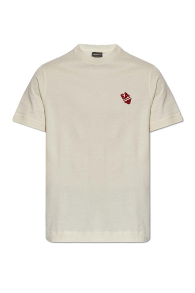 Emporio Armani T-shirt With Logo In White