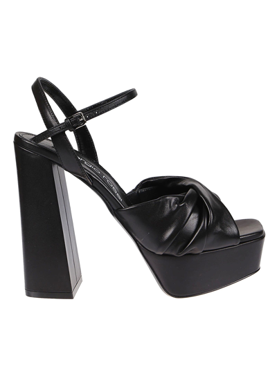 Sergio Rossi Amber Sandals In Nero