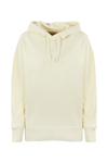 Autry Relaxed-fit Cream Hoodie With Adjustable Drawstring Hood In Cream