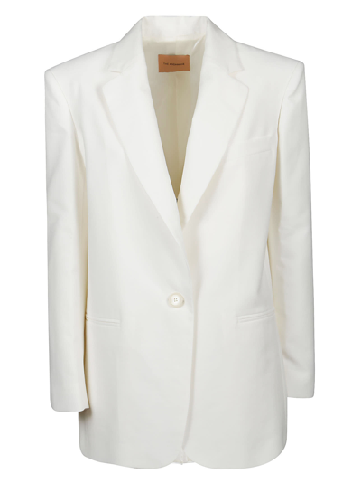 The Andamane Guia Oversize Blazer In White