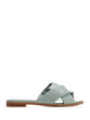 Ferragamo Women's Alrai Slide Sandals In Light Blue